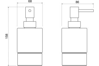 Дозатор Aquatek Лира AQ4429CR хром